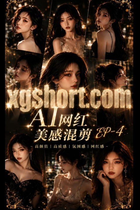 AI网红美感混剪EP4 黄果AI短剧海报