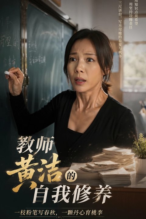 教室黄洁的自我修养 黄果AI短剧海报