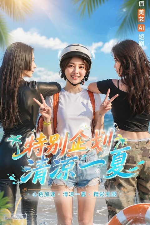 女优夏日 特别企划 黄果AI短剧海报