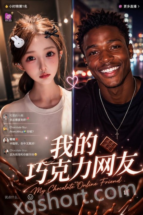 我的巧克力网友 黄果AI短剧海报
