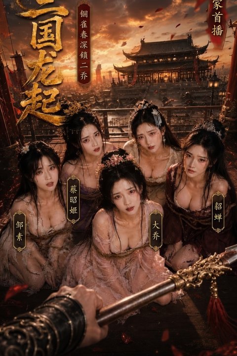 征服三国龙起 黄果AI短剧海报