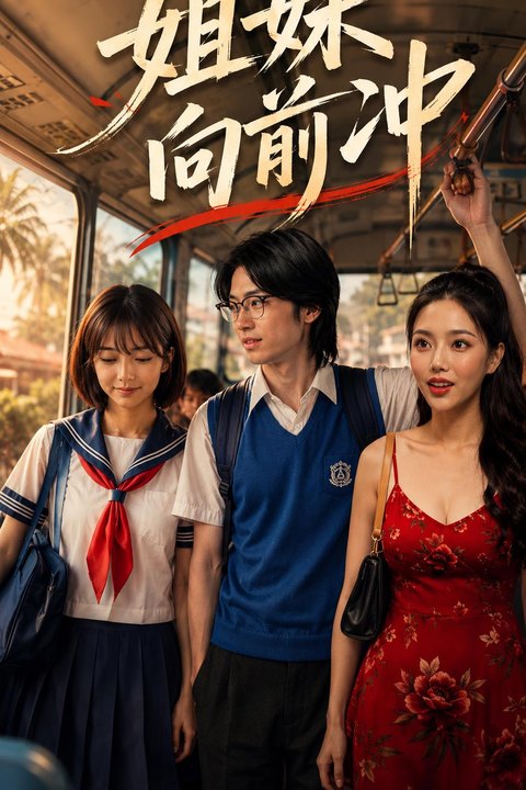 姐妹向前冲 黄果AI短剧海报