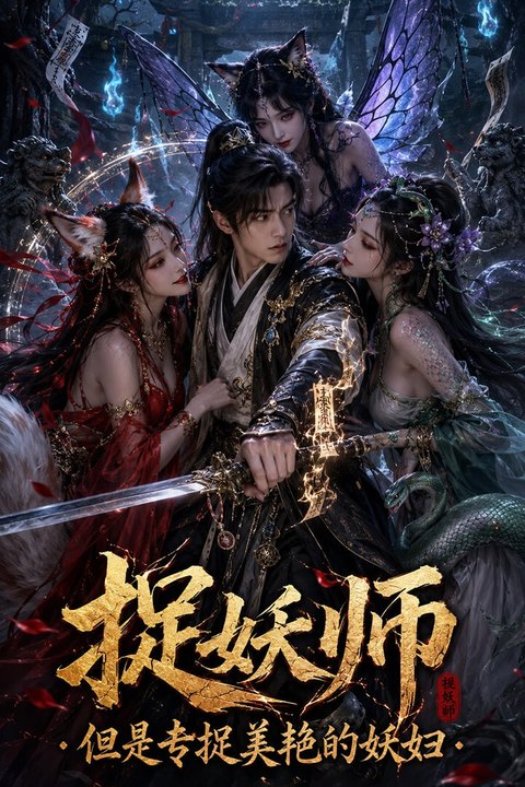 捉妖师：但是专捉美艳的妖妇 黄果AI短剧海报
