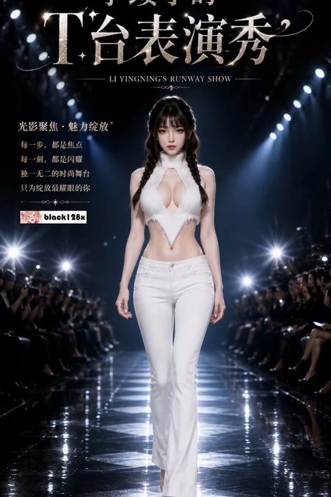 凡人修仙传 李缨宁 T台表演秀 黄果AI短剧海报