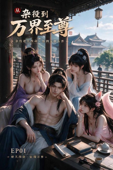 从杂役到万界至尊 杂役逆袭修仙在线观看 黄果AI短剧海报