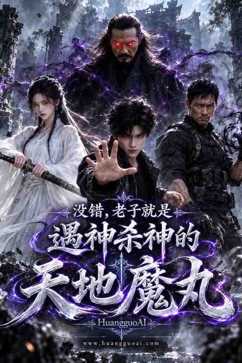 老子就是遇神杀神的天地魔丸 黄果AI短剧海报