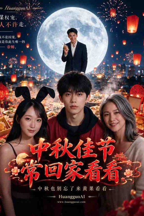 中秋特辑 黄果AI短剧海报
