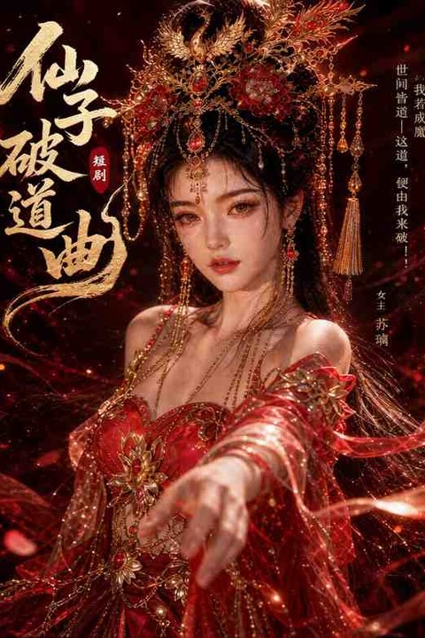 仙子破道曲 黄果AI短剧海报