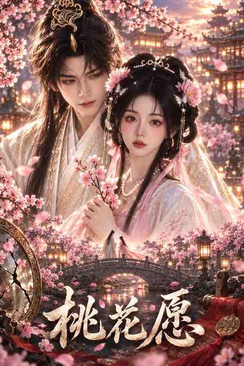 桃花愿 黄果AI短剧海报