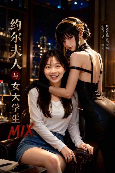 约尔夫人与女大学生 MIX 黄果AI短剧海报