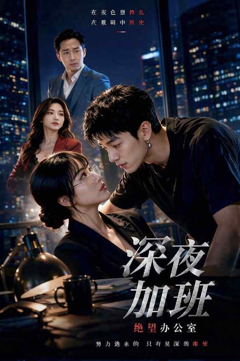 深夜加班-绝望办公室 黄果AI短剧海报