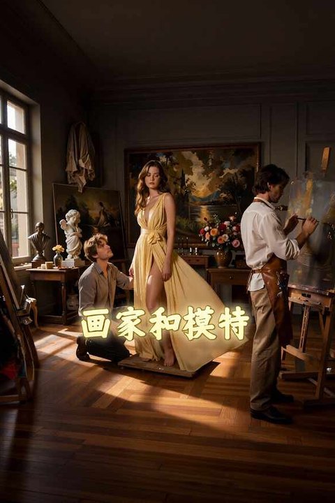 画家和模特海报