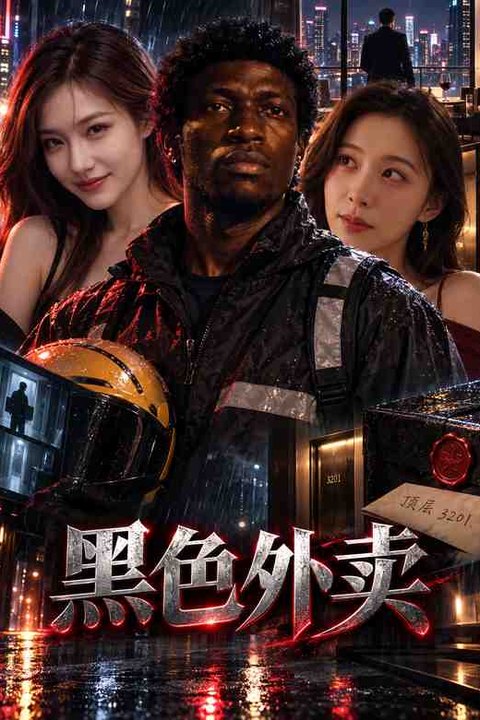 黑色外卖 黄果AI短剧海报