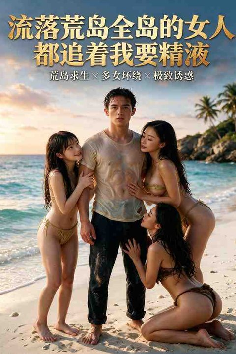 流落荒岛全岛的女人都追着我要精液 黄果AI短剧海报