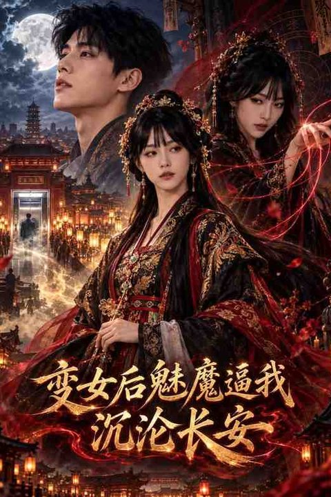 变女后魅魔逼我沉沦长安 黄果AI短剧海报