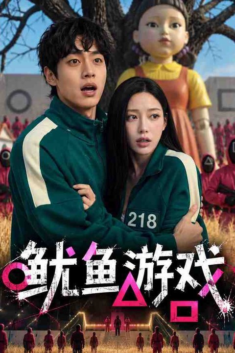 鱿鱼游戏 黄果AI短剧海报