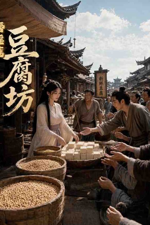 潘淫莲豆腐坊 黄果AI短剧海报
