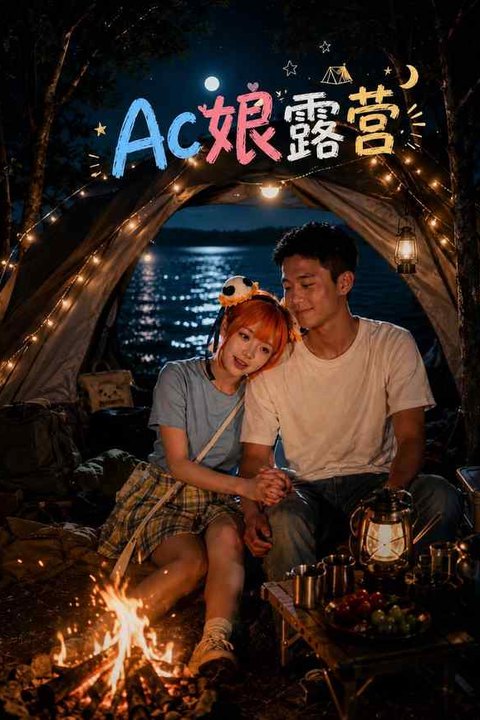 AC娘露营 黄果AI短剧海报