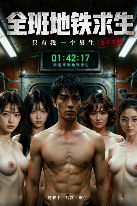 全班地铁求生_只有我一个男生 黄果AI短剧海报