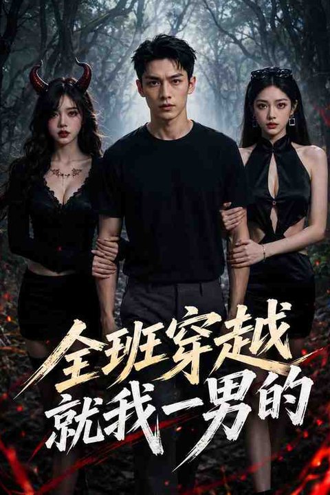 全班穿越就我一男的 黄果AI短剧海报