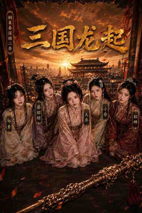 三国龙起 黄果AI短剧海报