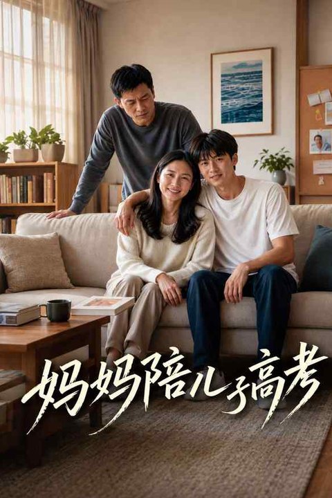 妈妈陪儿子高考海报