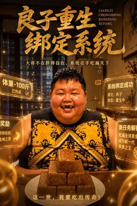 良子重生绑定系统 黄果AI短剧海报