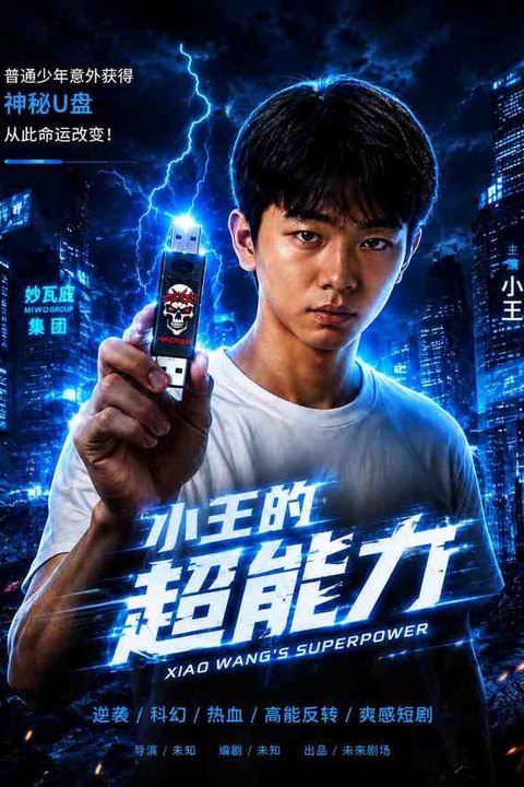 小王的超能力 黄果AI短剧海报