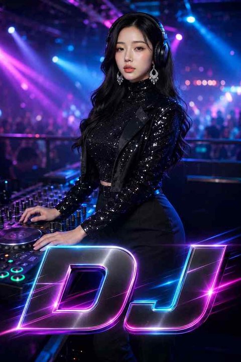 DJ 黄果AI短剧海报