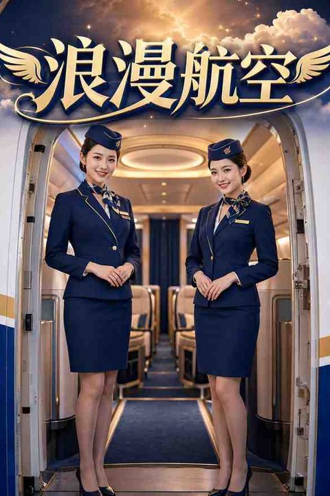 浪漫航空 黄果AI短剧海报