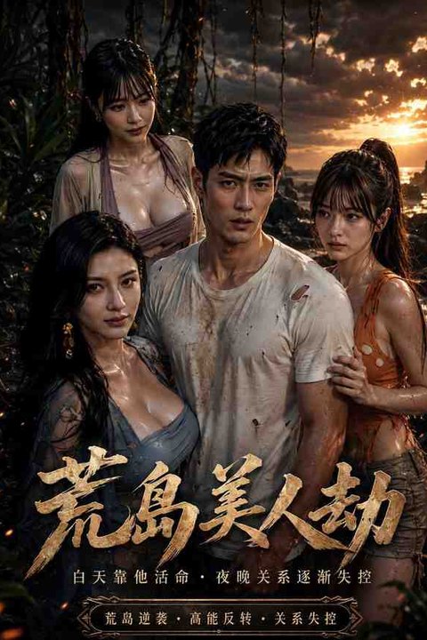 荒岛美人劫 黄果AI短剧海报