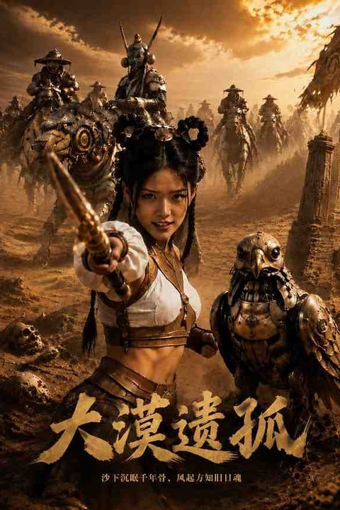 大漠遗孤 黄果AI短剧海报