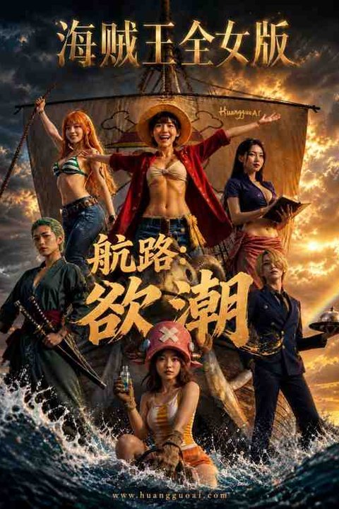 海贼王全女版 黄果AI短剧海报
