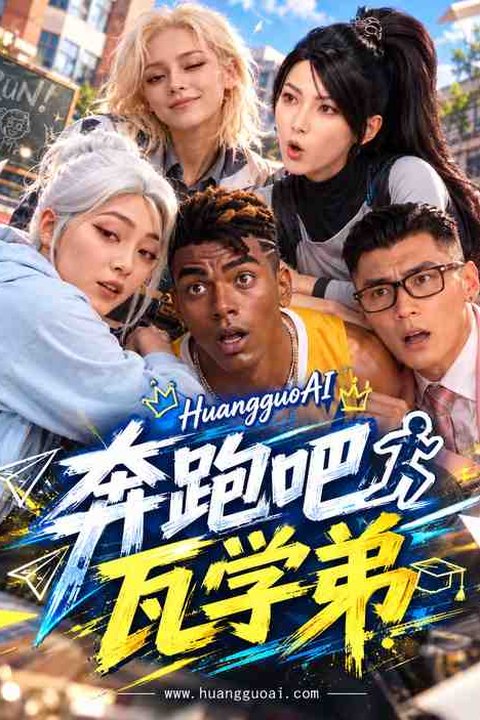 奔跑吧瓦学弟 黄果AI短剧海报