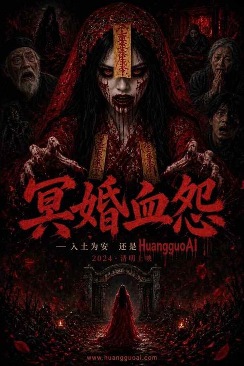 冥婚血怨 黄果AI短剧海报
