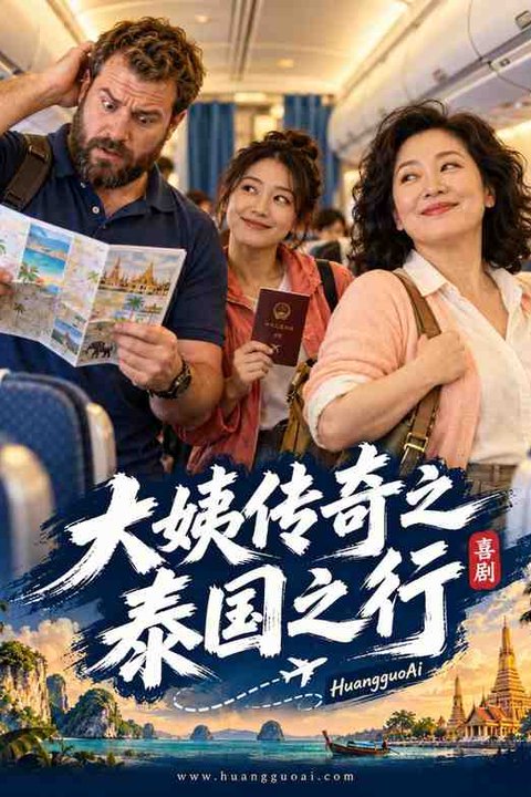 大姨传奇之泰国行 黄果AI短剧海报