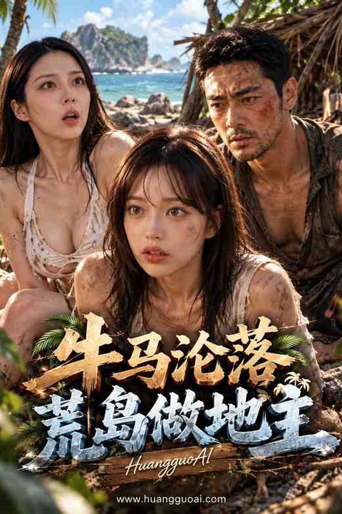 牛马沦落荒岛做地主 黄果AI短剧海报