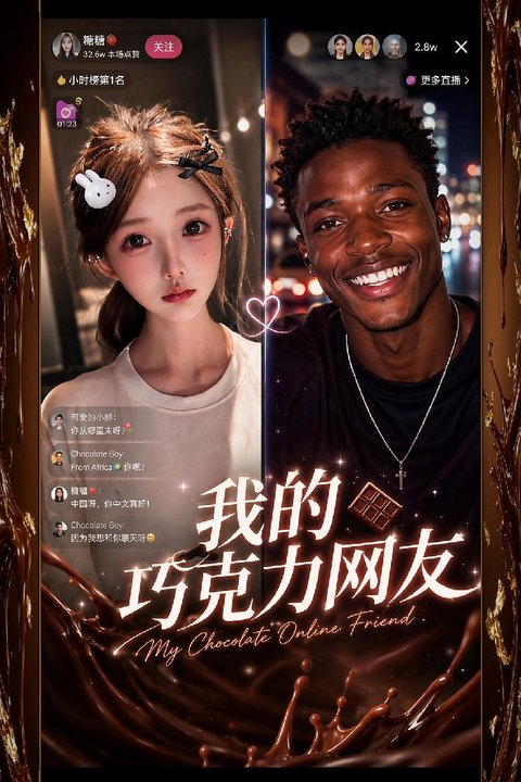 我的巧克力网友 绝色女网友雨夜赴约激情失控 黄果AI短剧海报