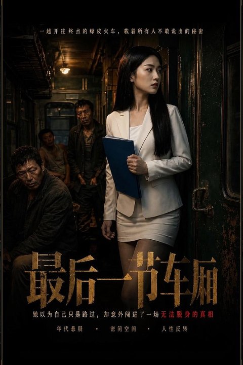 最后一节车厢 深夜末班车包厢男女越界上演大尺度欢愉 黄果AI短剧海报