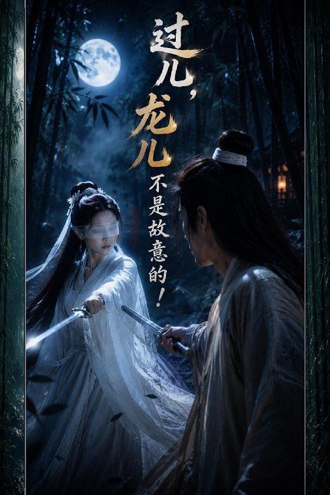 小龙女与尹志平 古墓暗夜大尺度趁虚而入蒙眼欢愉 黄果AI短剧海报