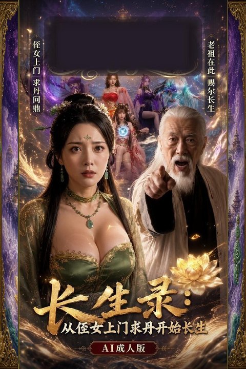 长生录 绝世修仙者混迹红尘多姿美眷双修渡劫 黄果AI短剧海报