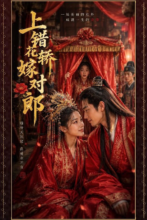 上错花轿嫁对郎 花轿上错佳人入门揭开乌龙隐情 黄果AI短剧海报