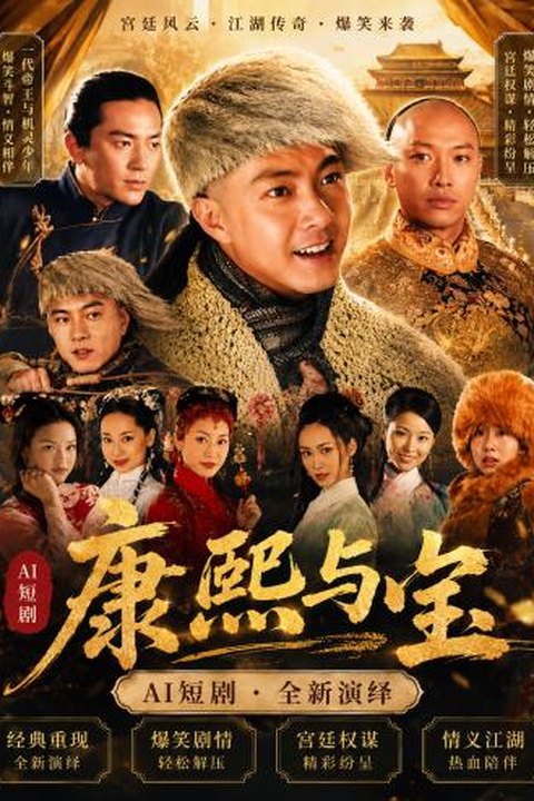 AI魔改 鹿鼎记小宝与康熙 绝色红颜齐聚一堂 激情游戏红尘风云 黄果AI短剧海报