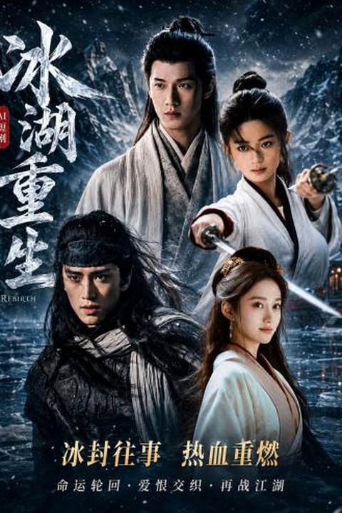 AI魔改 冰湖重生 黄杨钿甜携手夏梦李梦冰雪狂欢 激情重生 黄果AI短剧海报
