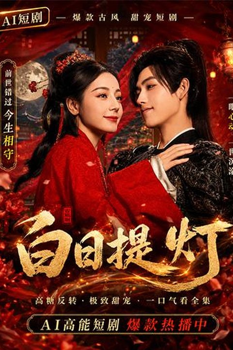 AI魔改 白日提灯 迪丽热巴携手张俪倾情碰撞 绝色魅惑极品呈现 黄果AI短剧海报