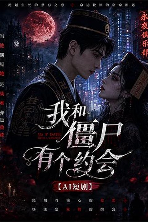 AI魔改 我和僵尸有个约会 万绮雯携手杨恭如长腿女神激情上演驱魔情缘 黄果AI短剧海报