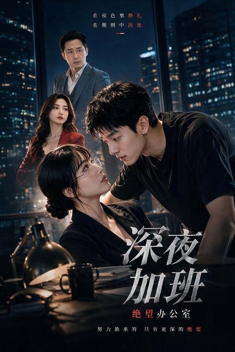 深夜加班，绝望办公室 女总裁臣服调教在线看 黄果AI短剧海报