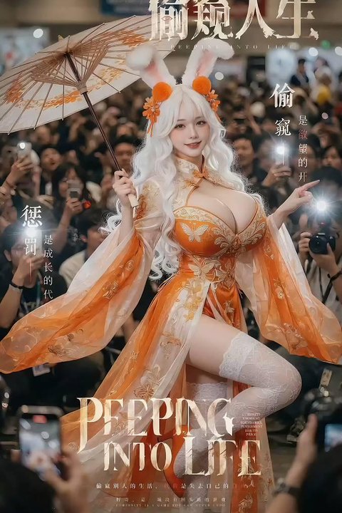 偷窥人生 偷窥视角COS现场发情 黄果AI短剧海报