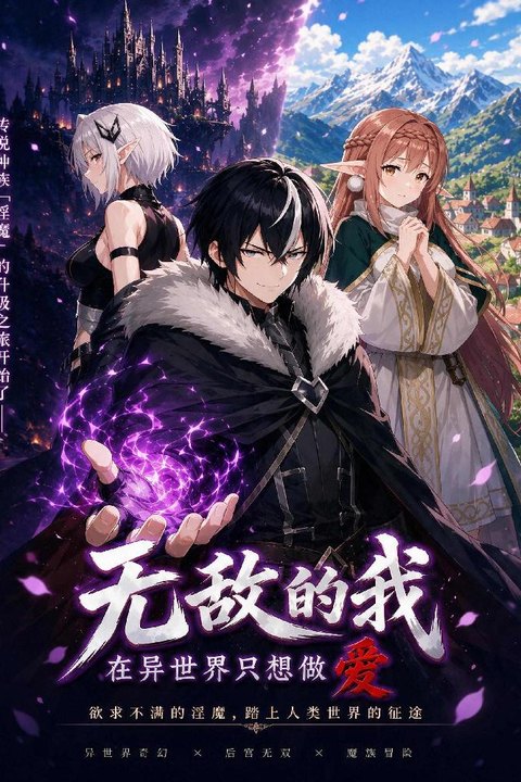 无敌的我在异世界只想做爱 异世界转生奇幻 黄果AI短剧海报